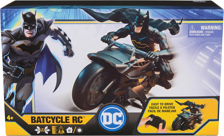 DC Comics, Batciclo con control remoto sigiloso de Batman con figur...