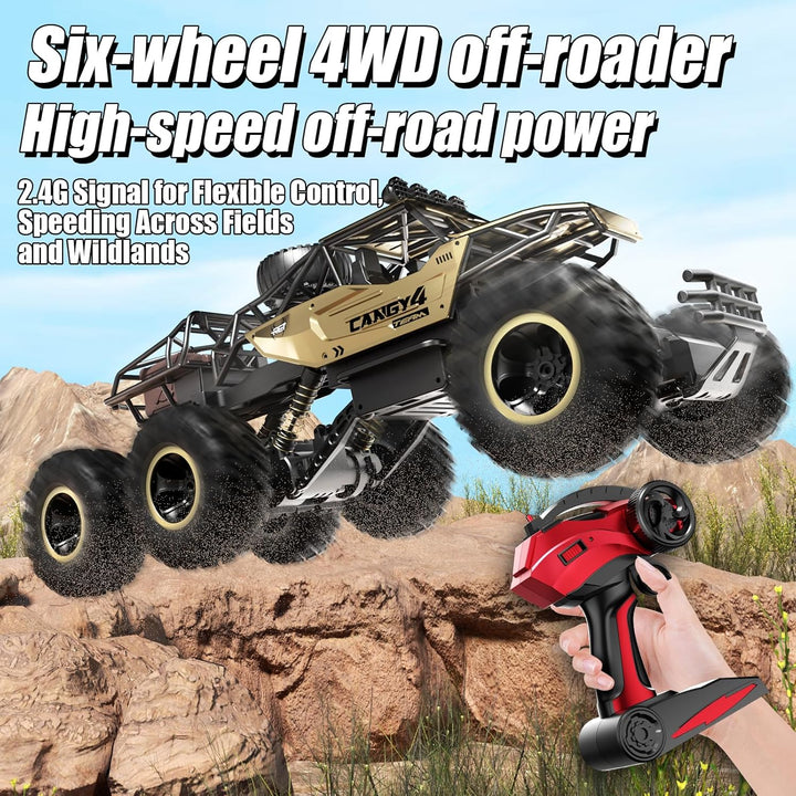 Jiakora Camión monstruo a control remoto, autos RC Rock Crawler RC...