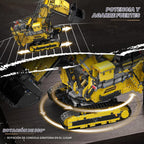 Mould King 17070 - Juego de construcción de excavadora RC para adultos, modelo de vehículo de construcción de camión de 4767 piezas, camión de control remoto APP con motores, juguetes de ingeniería STEM