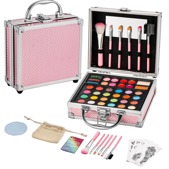 Anpro Kit de maquillaje todo en uno para niñas de 10 a 12 años con...