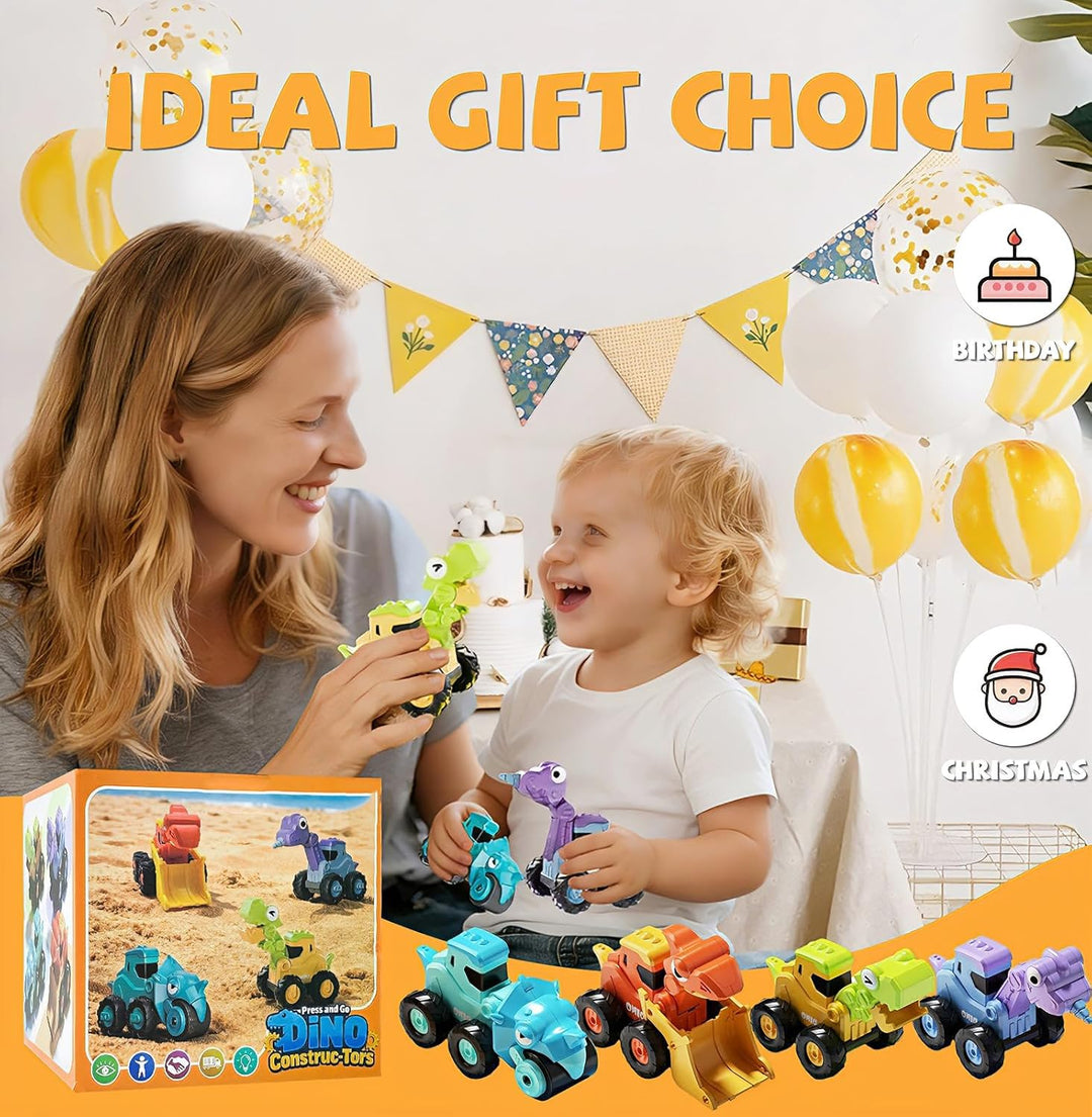 Snugzy Press to Go - Juguetes de coche para niños pequeños de 1 a 3...