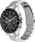 Tommy Hilfiger - Relojes de cuarzo de acero inoxidable para hombre