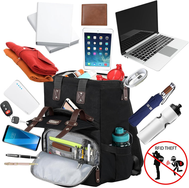 FALANKO Mochila para laptop para mujer, doctora de trabajo, profeso...
