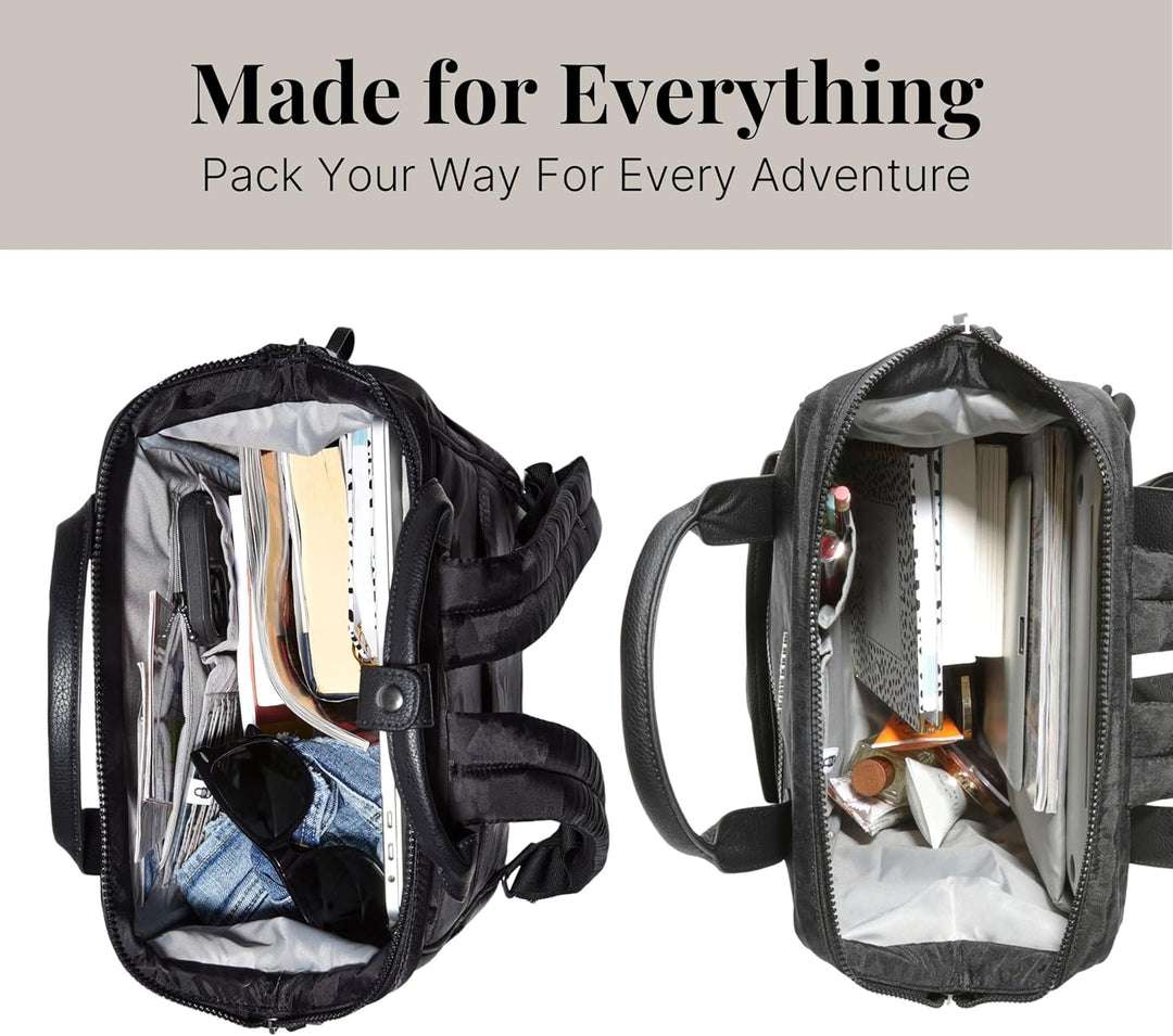 Baggallini Soho Backpack - Mochila de viaje para laptop para mujer,...