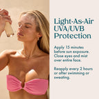 Kopari Sunglaze - Protector solar SPF 50, ligero, secado rápido, ultrafino