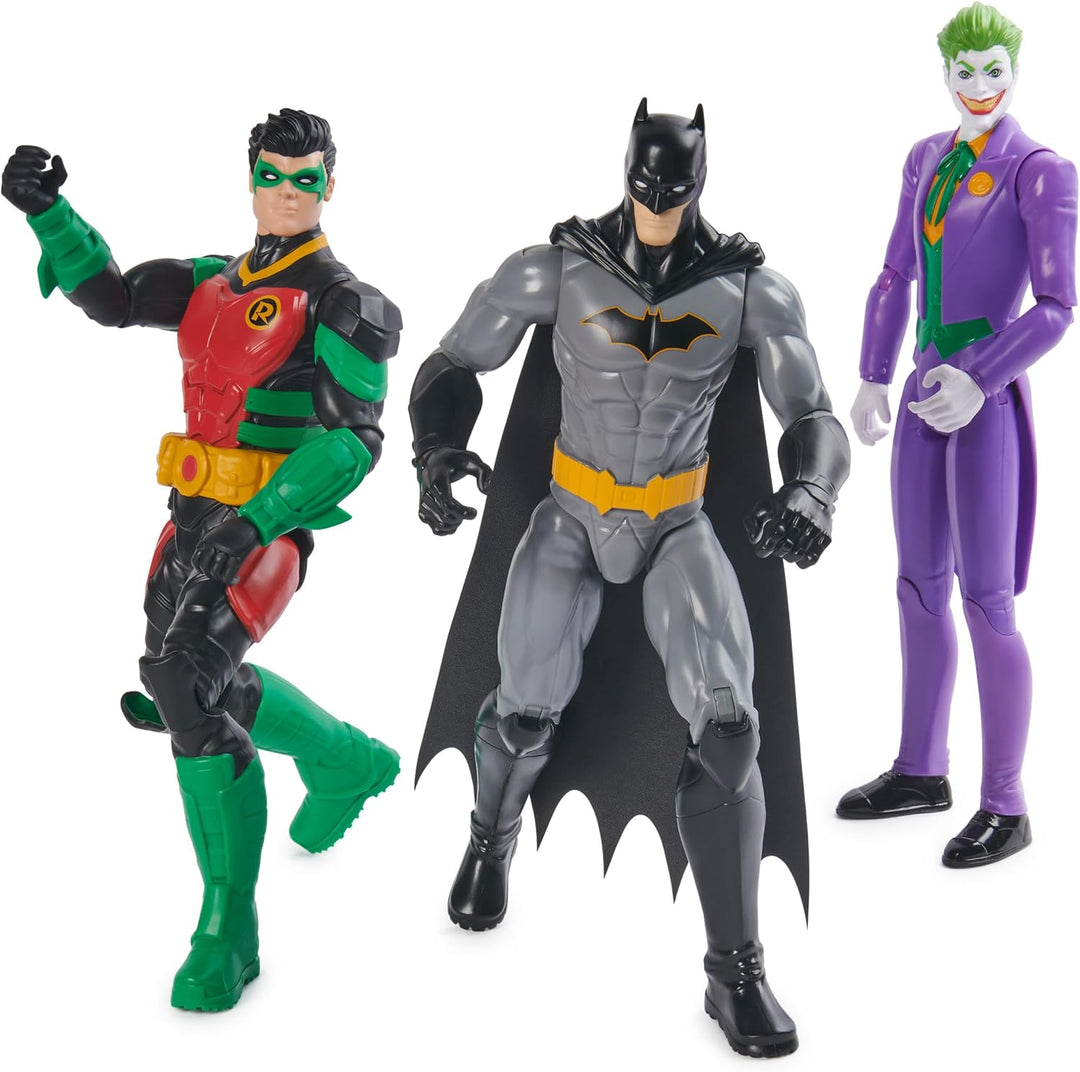 DC Comics Figuras de acción de Batman: Joker, Robin y el Hombre Mur...