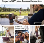 CASEKOO Burgundy para iPhone 18 Pro Max Case con 360 Spin Magnetic Stand