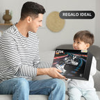 Avión de juguete con control remoto para niños de 4 a 6 a 8 a 10 a 12 años, 2 en 1 de espuma a control remoto, avión a control remoto, mini dron, auto de carreras para niños principiantes de 4, 5, 6