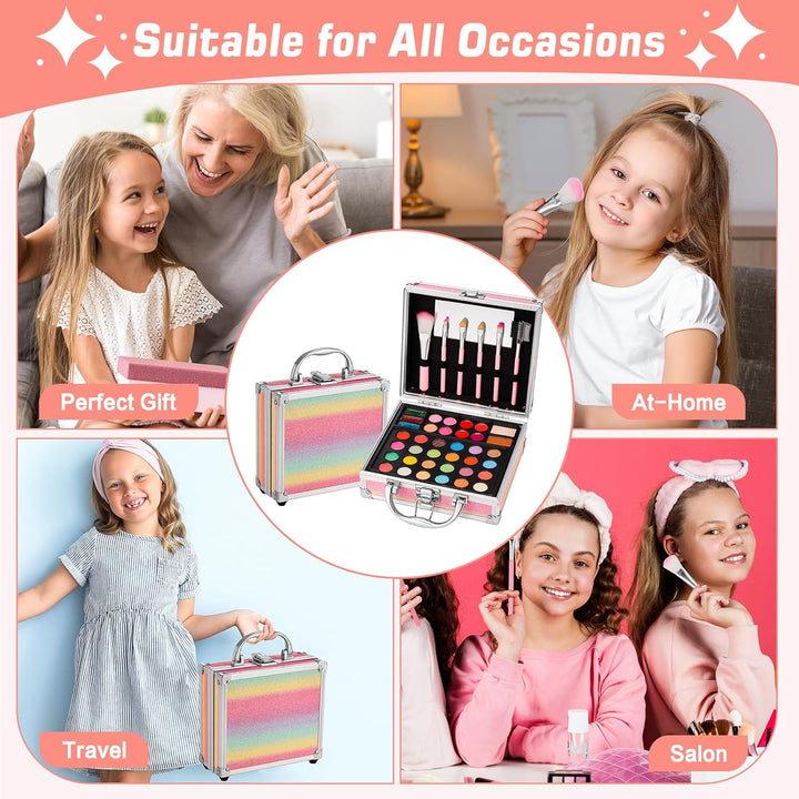 Anpro Kit de maquillaje todo en uno para niñas de 10 a 12 años con...