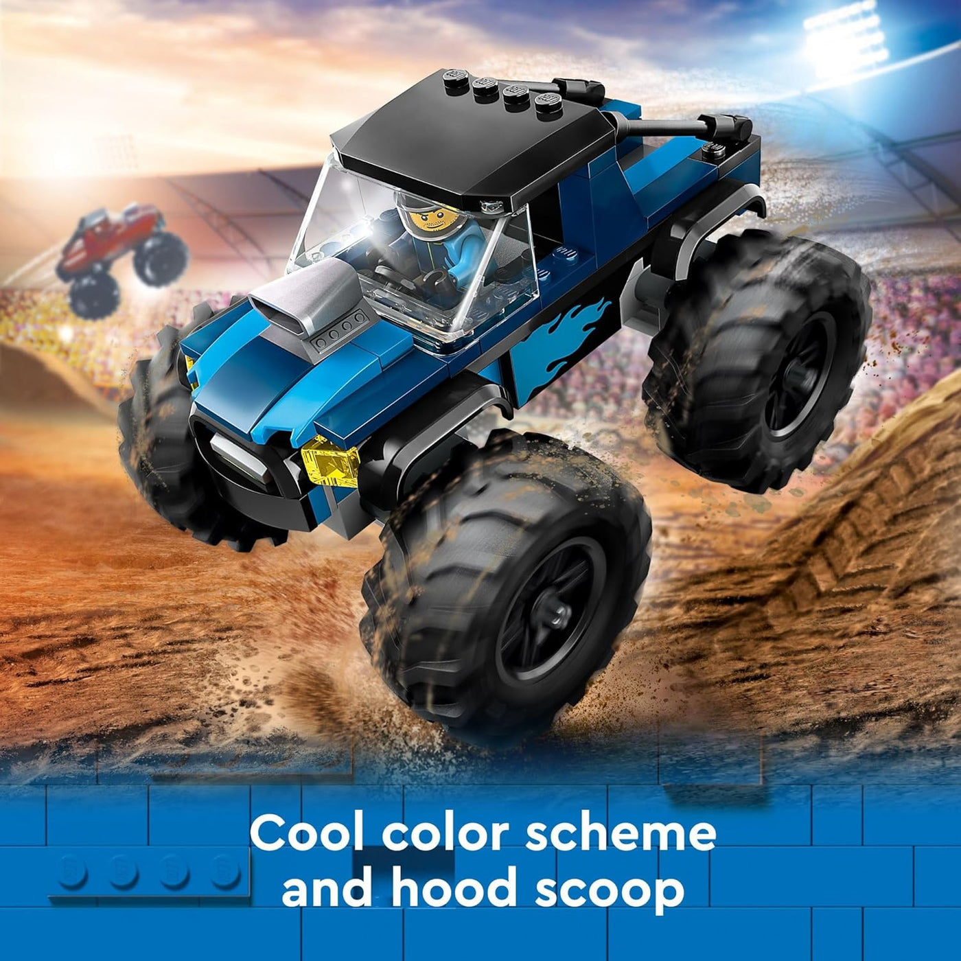 LEGO City Blue Monster Truck - Juego de juguete