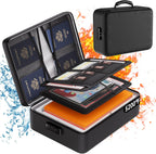 DocSafe Caja organizadora de documentos ignífuga de 5200 °F con cerradura