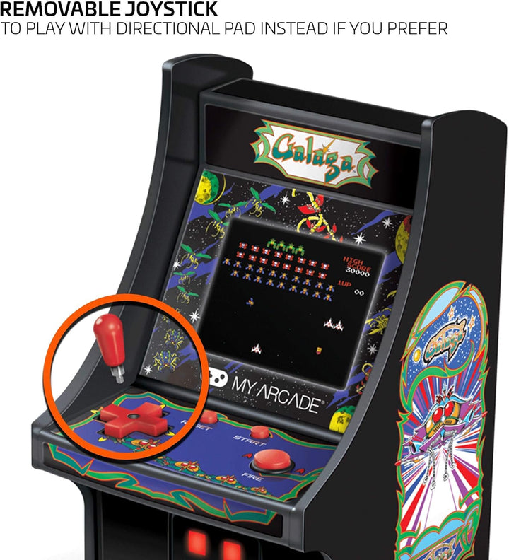 My Arcade Micro Player Mini Arcade Machine: Galaga Video Game, Full...