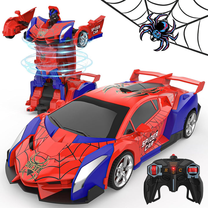 BLUEJAY Transform Rc Cars para niños 4-7 8-12, Auto de control remo...