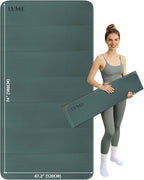 Tapete de Yoga Plegable 74"x47.2"x 0.4" – Tapete de Yoga Grande