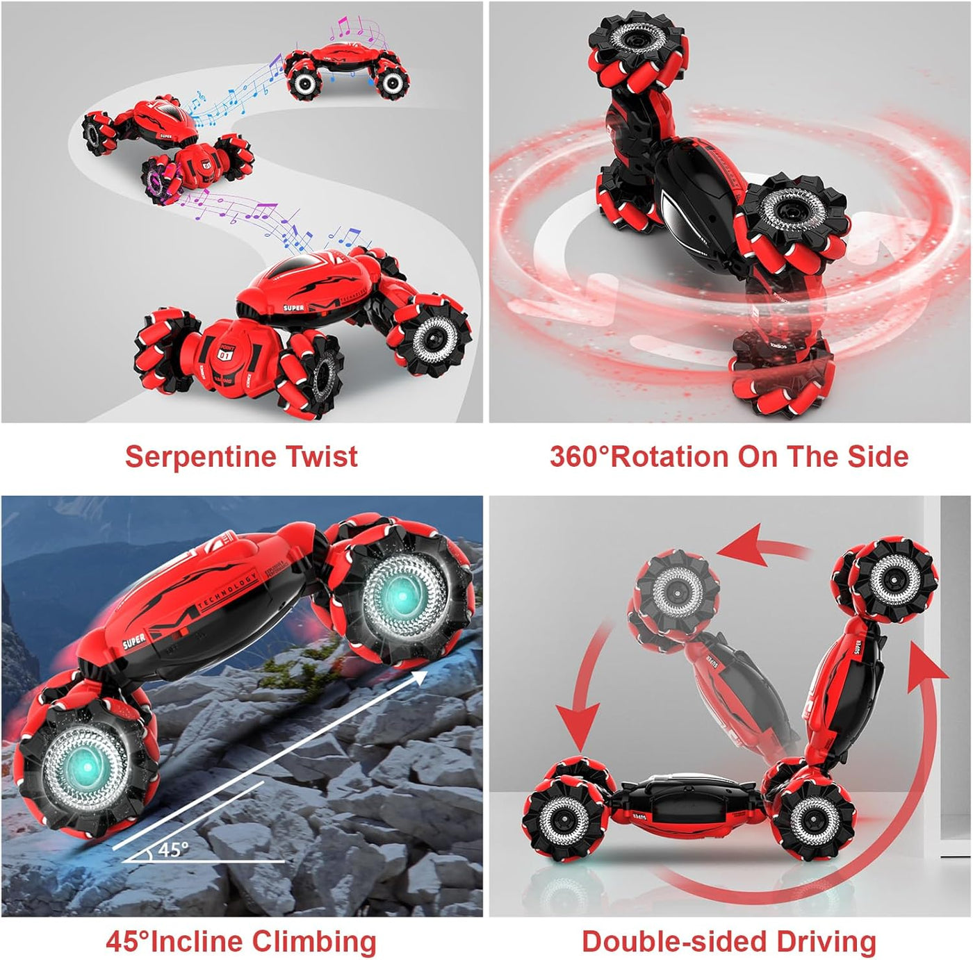 Fosgoit Juguetes de Coche RC para Niños Niñas de 6-12, Regalos de C...