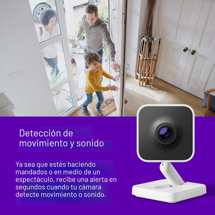 Cámara Roku interior - Seguridad para el hogar - 1 paquete - Cámara...