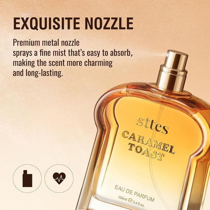 Sttes Caramel Toast Eau de Parfum, fragancia cálida de gourmand con...