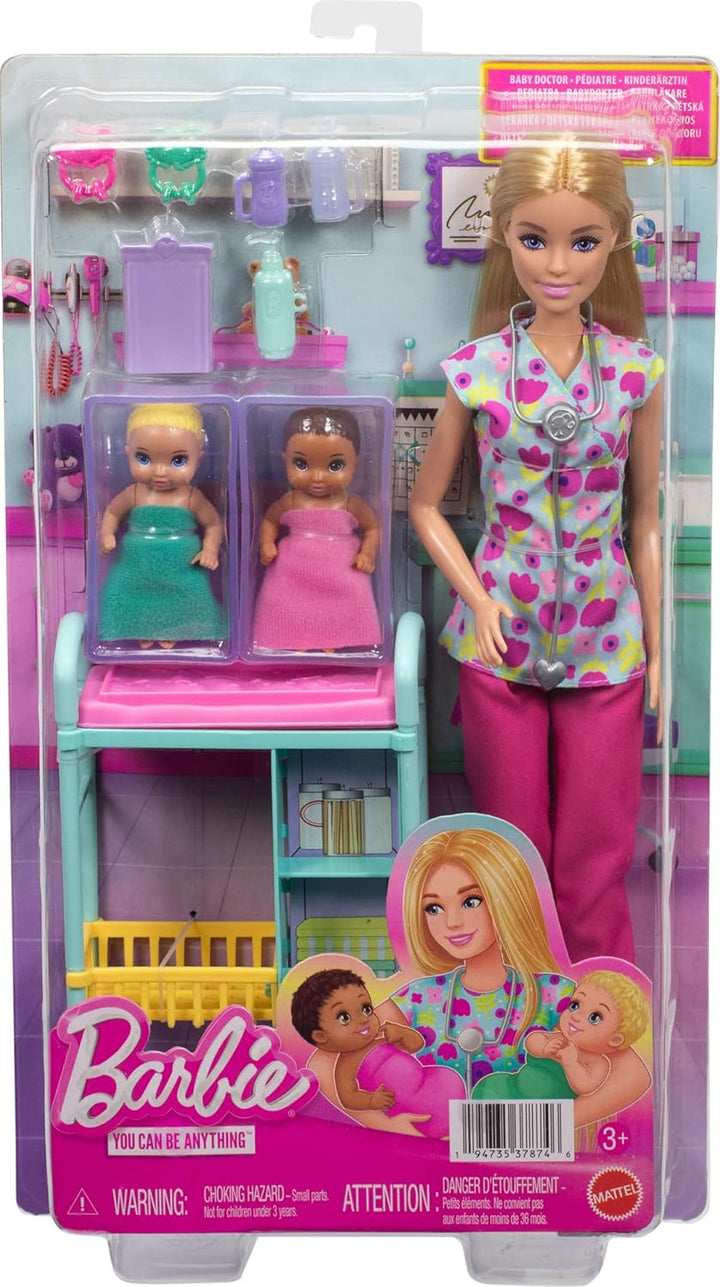 Barbie Careers - Juego de doctora de bebés con muñeca