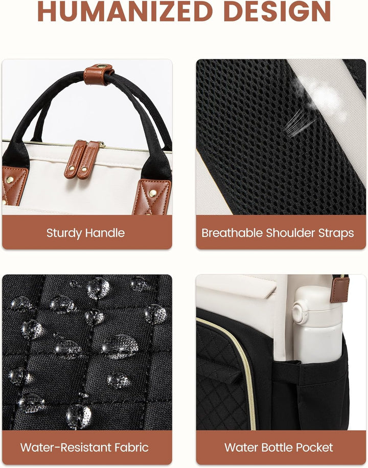 LOVEVOOK Mochila para Laptop para Mujeres, 17.3'' Impermeab...