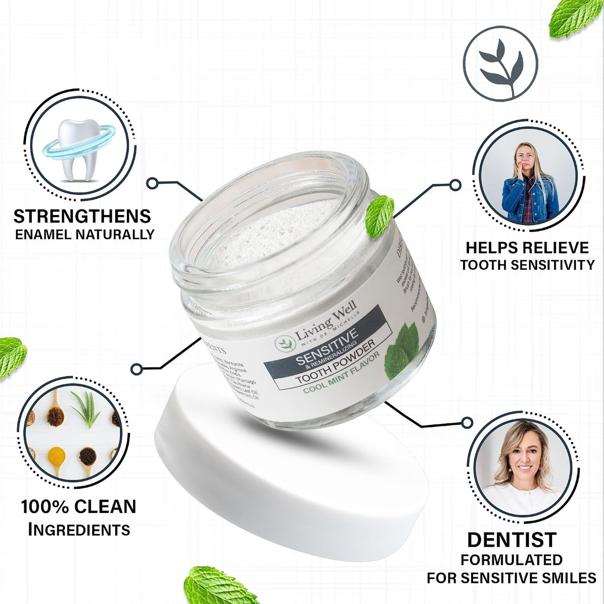 Living Well with Dr. Michelle Polvo Dental Remineralizante para Die...