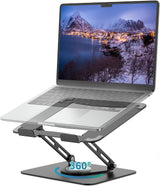 ALASHI Soporte para laptop para escritorio con base giratoria de 36...