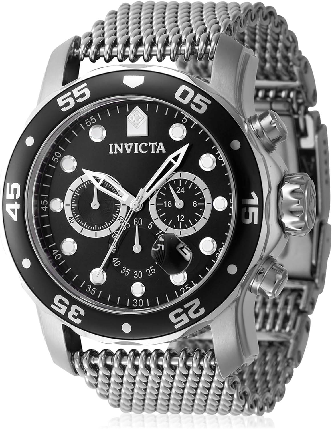 Invicta Pro Diver - Reloj de cuarzo de acero inoxidable para hombre - 48mm