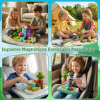 200 bloques magnéticos magnéticos cubos de construcción regalos de