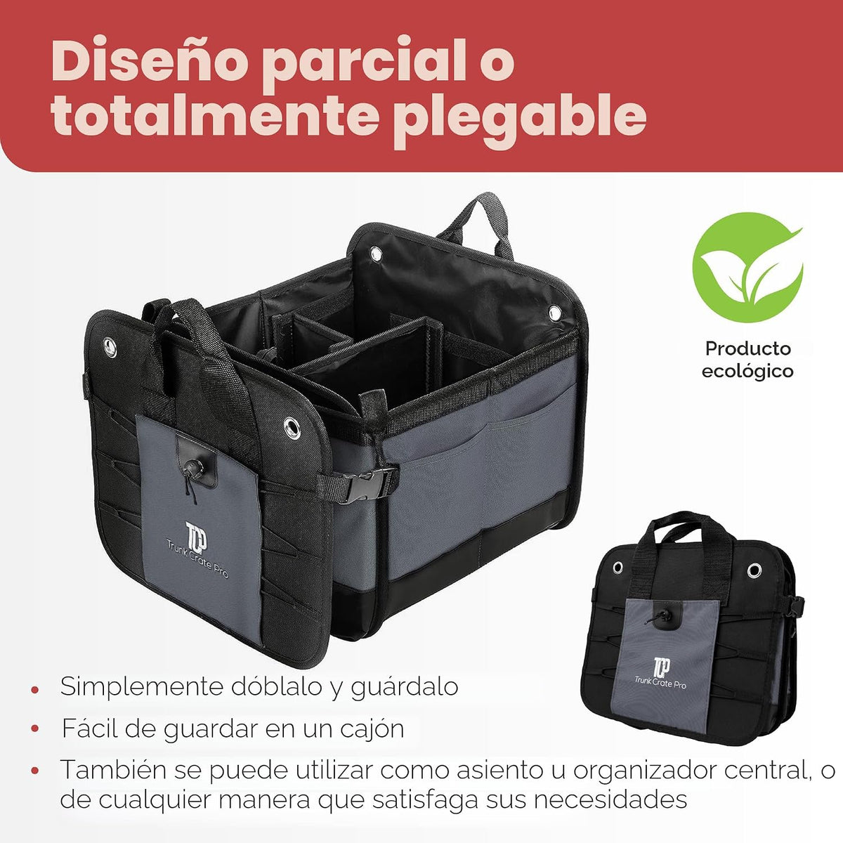 Organizador de carga de coche para SUV, camión y almacenamiento de