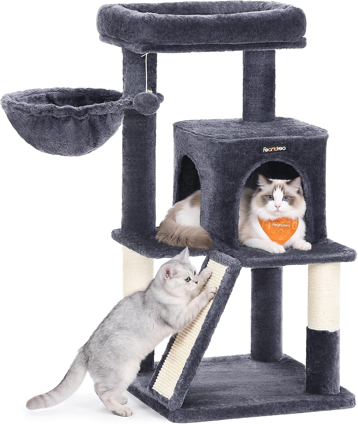 Feandrea Árbol para gatos, torre para gatos de 37.8 pulgadas de alto