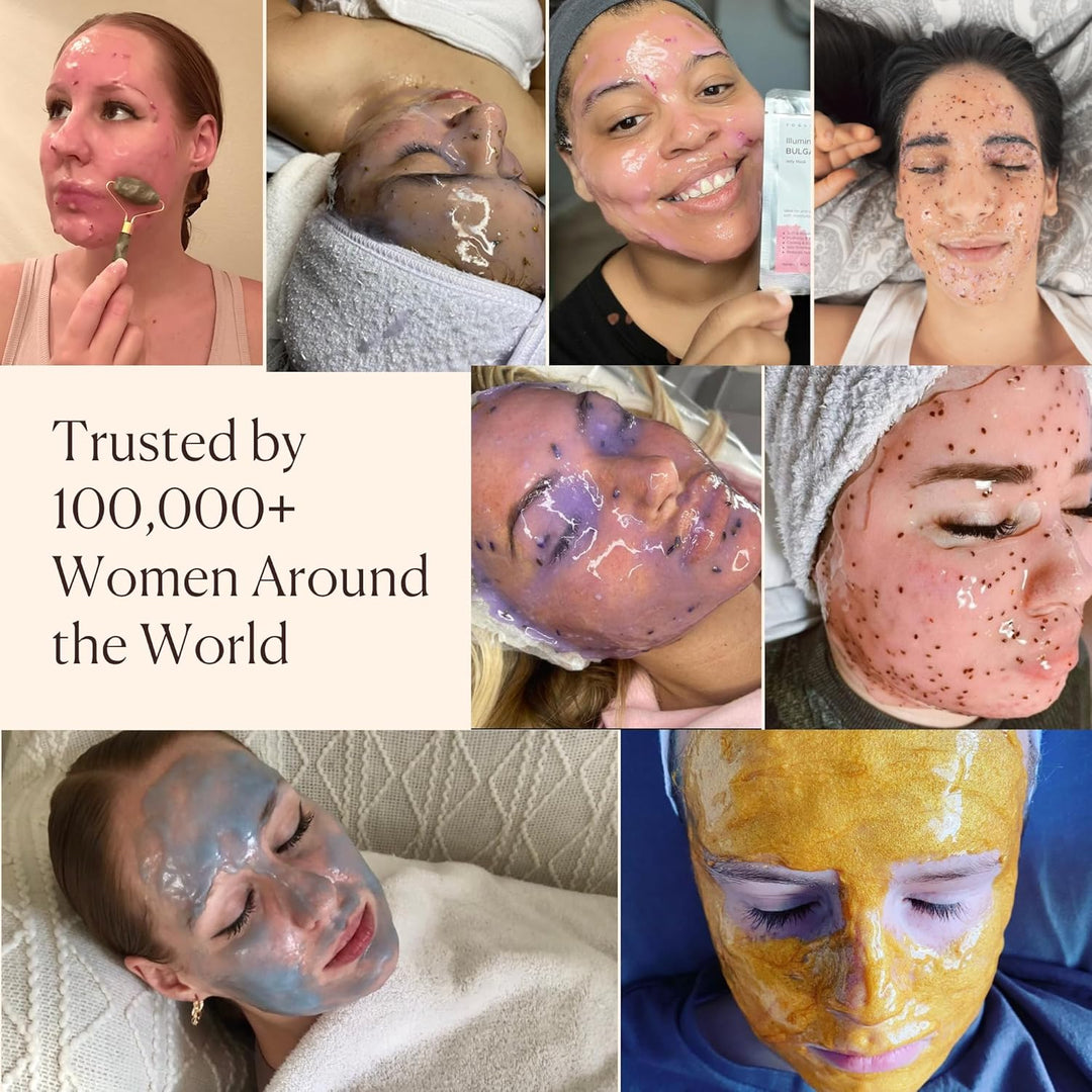 Mascarilla facial de gelatina para tratamientos faciales \u2013 Más...