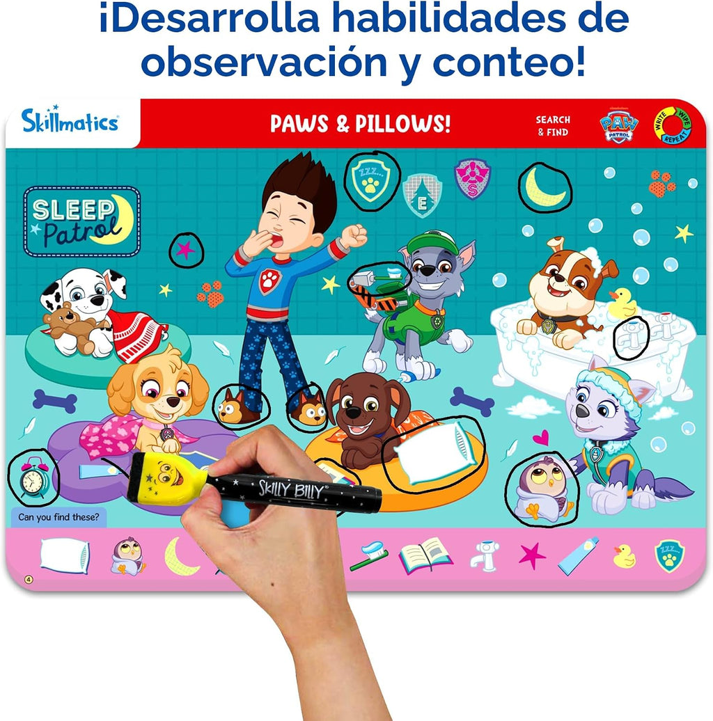 Skillmatics Buscar y encontrar - Patrulla Canina, actividad preescolar