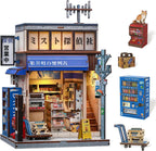 CUTEBEE Kit de rincón de libros DIY Casa en miniatura Tienda de