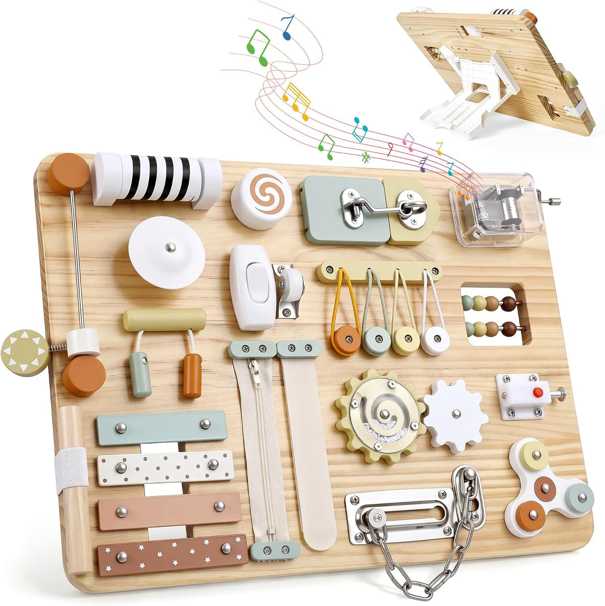 Juguetes Montessori de madera para niños pequeños