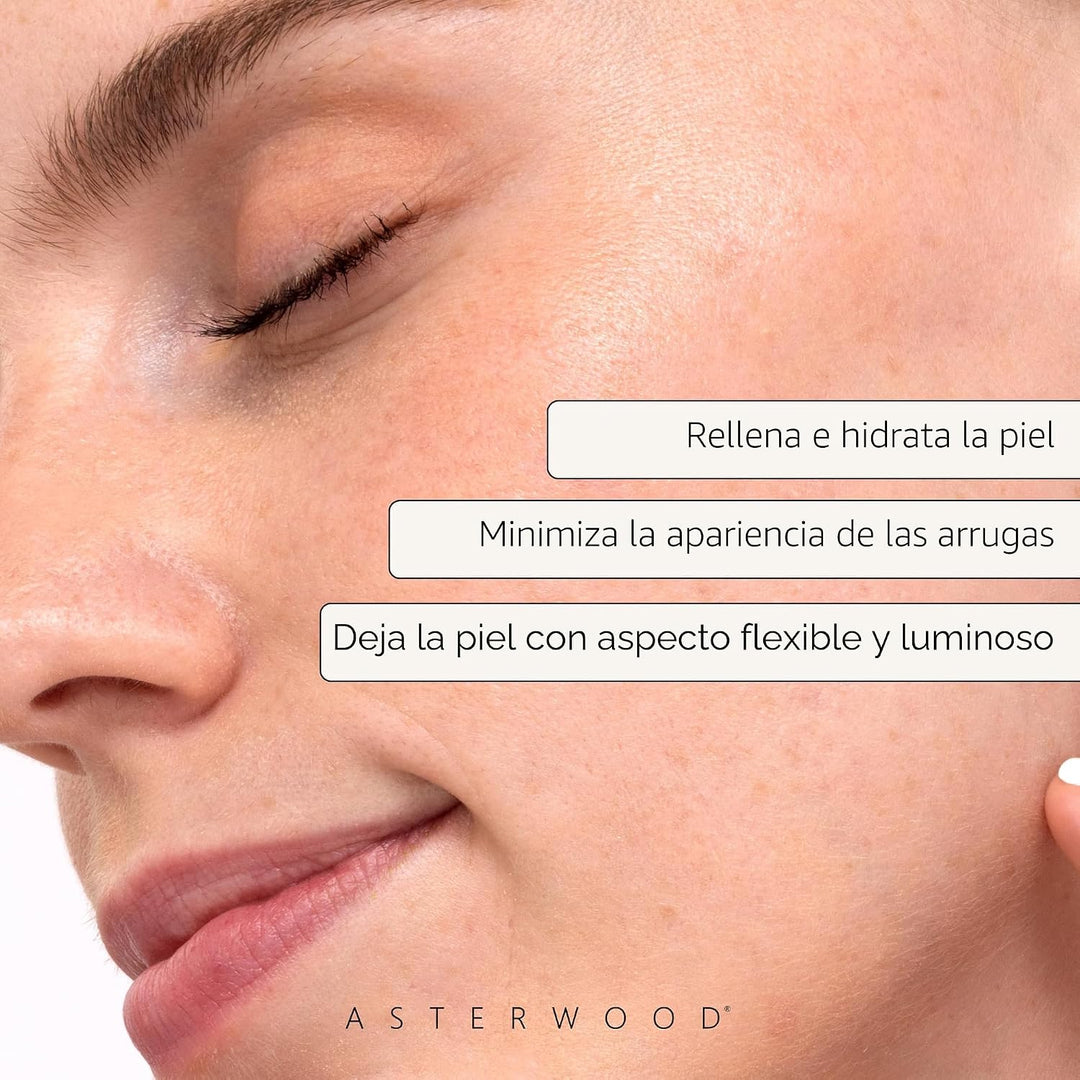 Asterwood - Suero de ácido hialurónico puro para cara, antienvejeci...