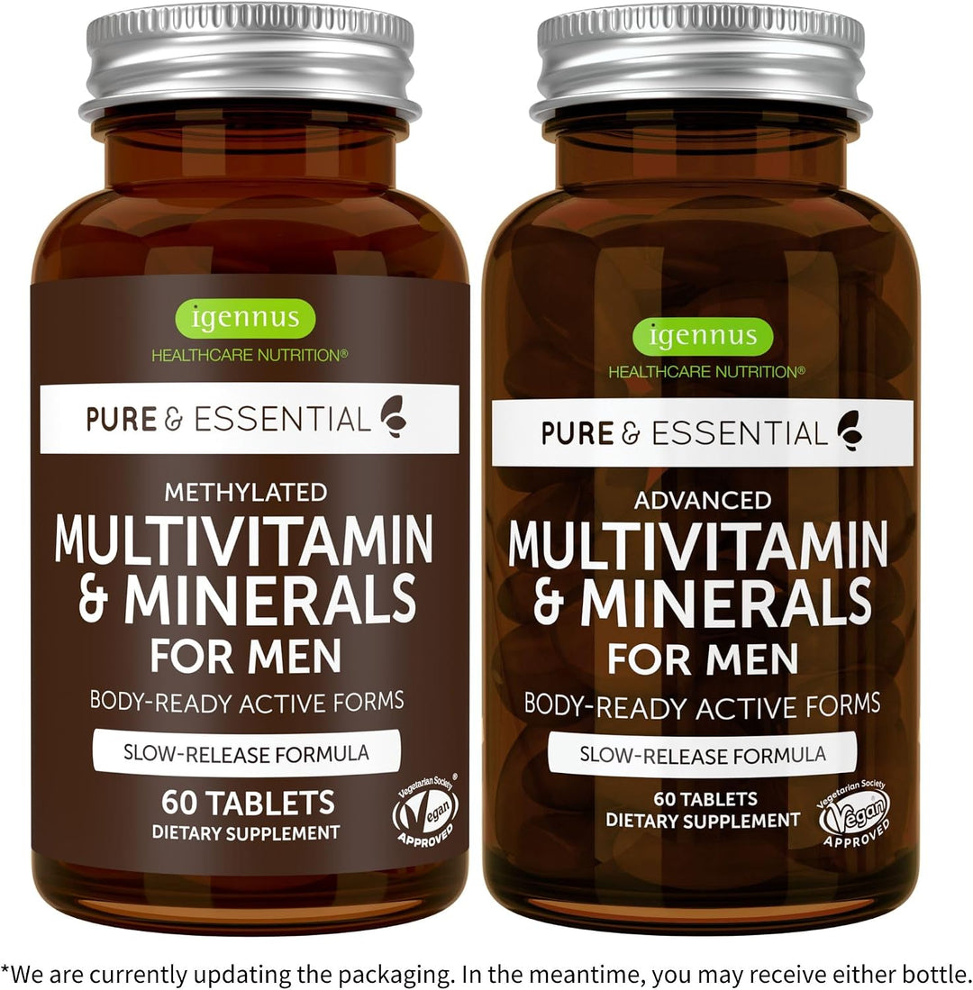 Neurobalance + multivitamínico y minerales para hombres paquete veg...