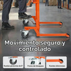 SuperHandy Material Lift Stacker, Portable Forklift, 550 lbs Capacity