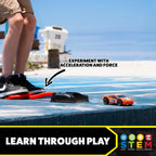 Dueling Stomp Racers by Stomp Rocket, Air alimentado Race Car Set