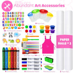 Joyooss Caballete artístico para niños, caballete para niños pequeños, estación de pintura ajustable, caballete de madera, caballete para niños pequeños, pizarra para niños, pizarra blanca y pizarra