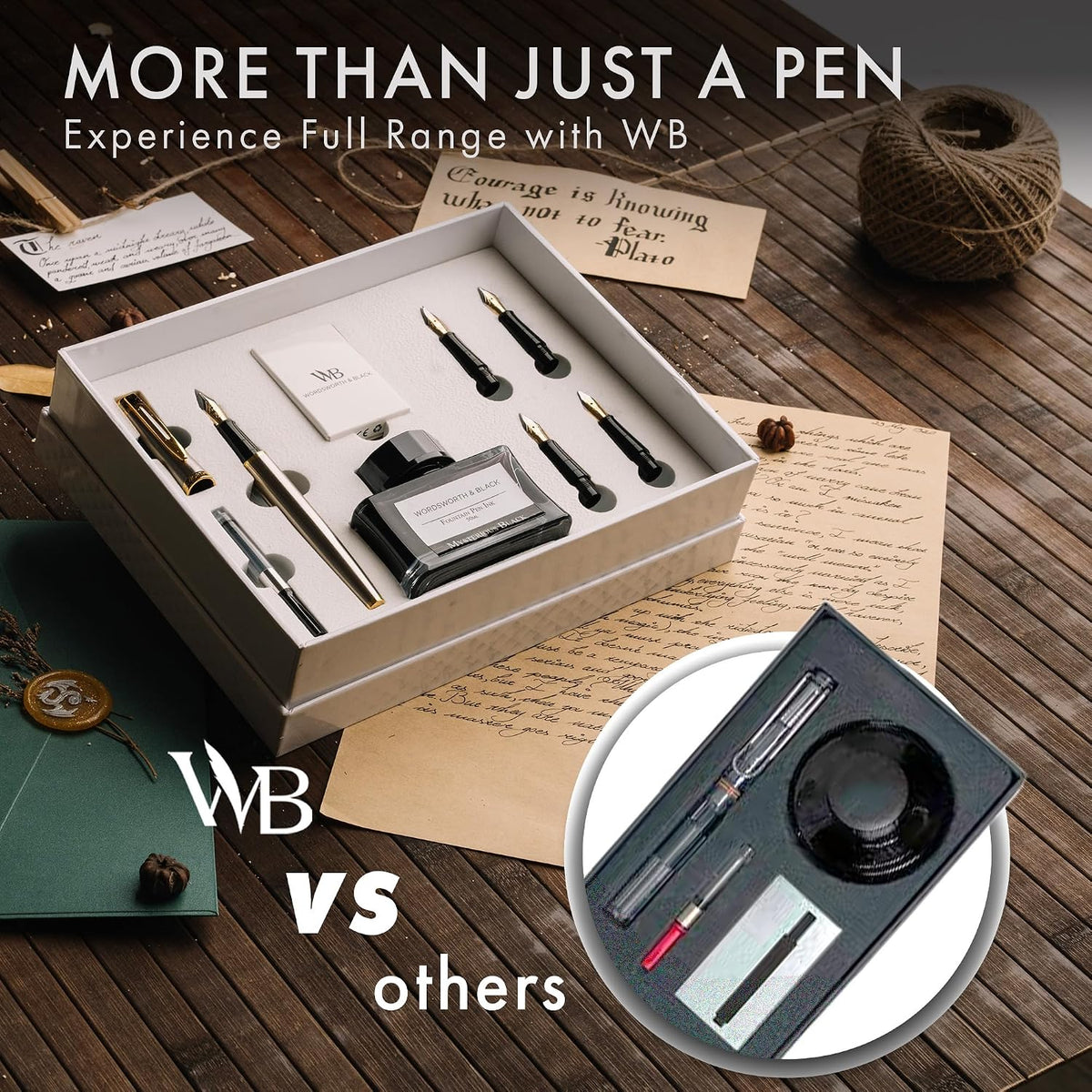 Wordsworth & Black Juego de pluma estilográfica de lujo para escribir, 6