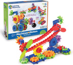 Learning Resources Gears! Gears! Gears! Machines in Motion - STEM para niños pequeños, juguetes de construcción e ingeniería prácticos, pensamiento crítico, habilidades motoras finas