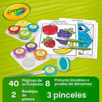 Crayola Spill Proof Paint Set (8ct), Washable Toddler Paint Kit