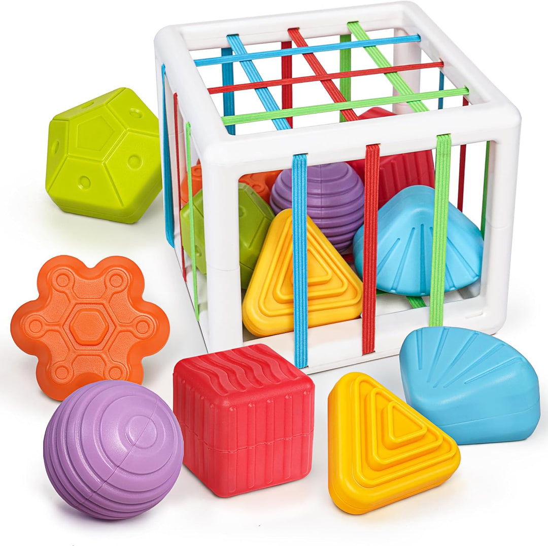 LiKee Juguetes Montessori para niños de 1 año 6 piezas de