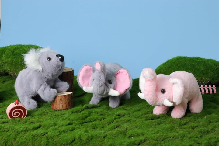 Hopearl - Elefante caminante interactivo Elephish de peluche electr...
