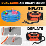 RoofPax Inflador de neumáticos, compresor de aire portátil para neu...