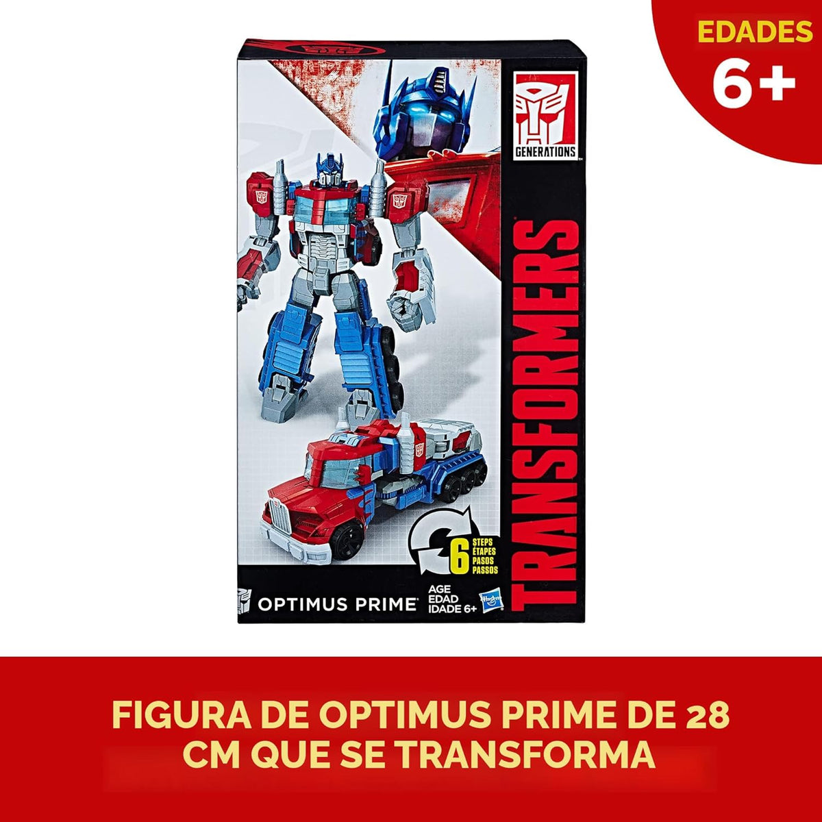 Transformers heróicos juguetes Optimus Prime figura de acción- Figura de acción atemporal
