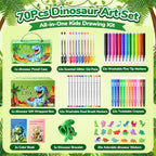 DreamyCandy Juego de 72 marcadores lavables para niños de 4 a 8 años, juego