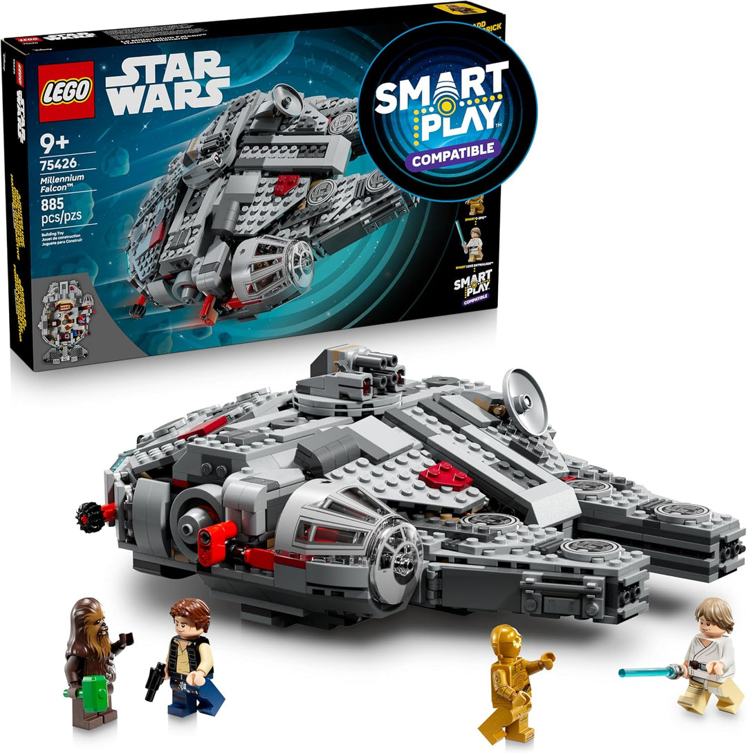LEGO Star Wars SMART Play: Millennium Falcon Starship Building Toy...