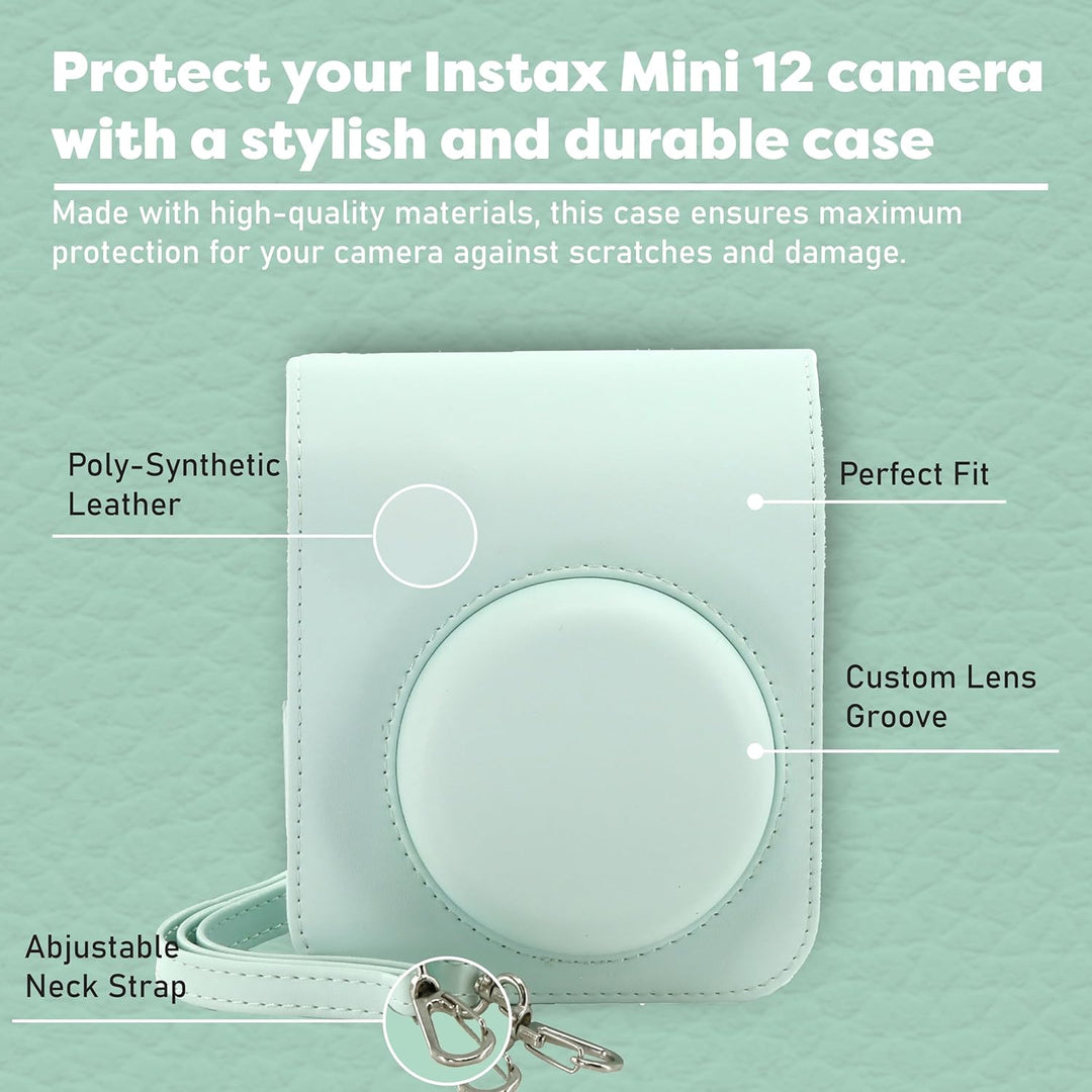Fujifilm - Paquete de cámara instantánea Instax Mini 12 con películ...