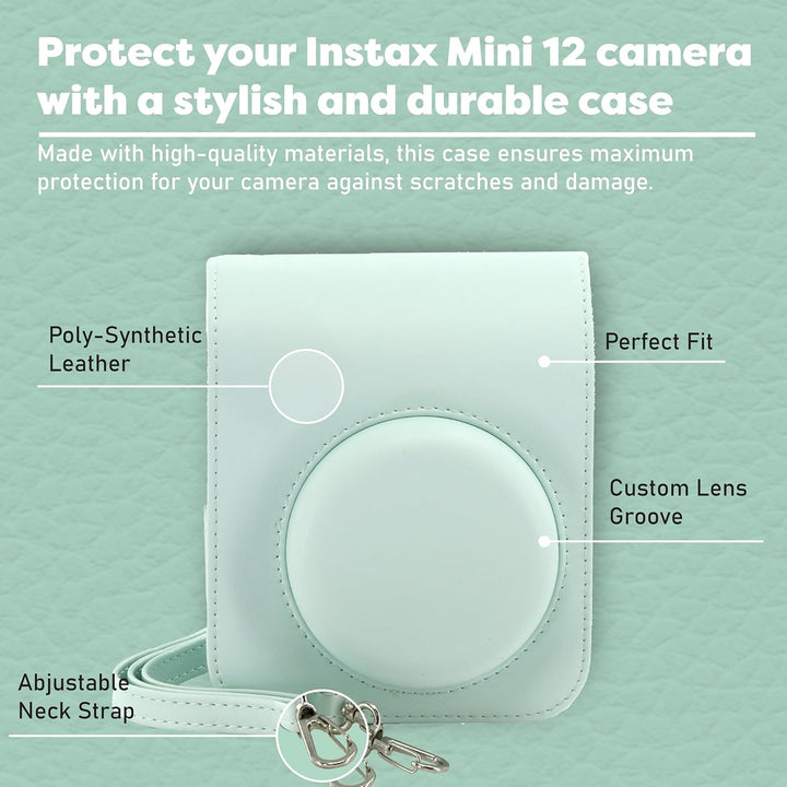Fujifilm - Paquete de cámara instantánea Instax Mini 12 con películ...