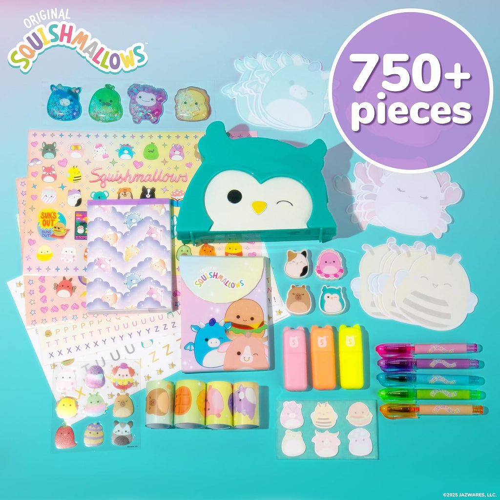 Squishmallows Original Mini Squish Squad Collection, Set de Papelería, Más de 750 Piezas
